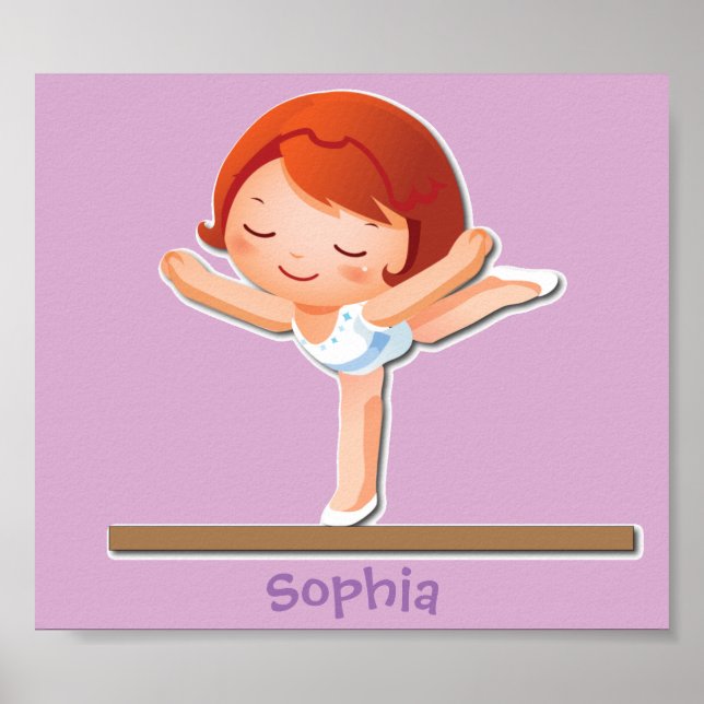 Personalized Gymnastics Posters (Front)