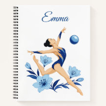 Personalized gymnast's notebook