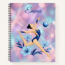 Personalized gymnast's notebook