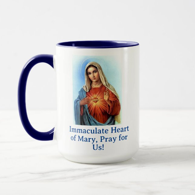 Personalized Hail Mary Mug (Left)