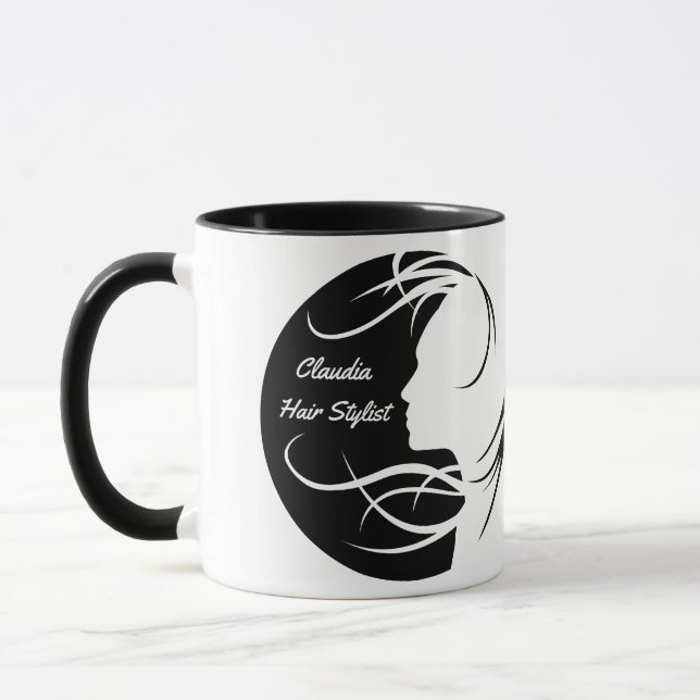 Personalized Hair Stylist Mug (Left)