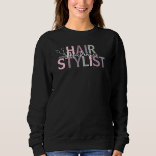 Personalized Hair Stylist Sweatshirt