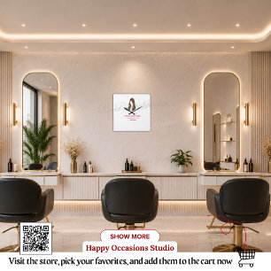Personalized Hair Stylist Wall Clock