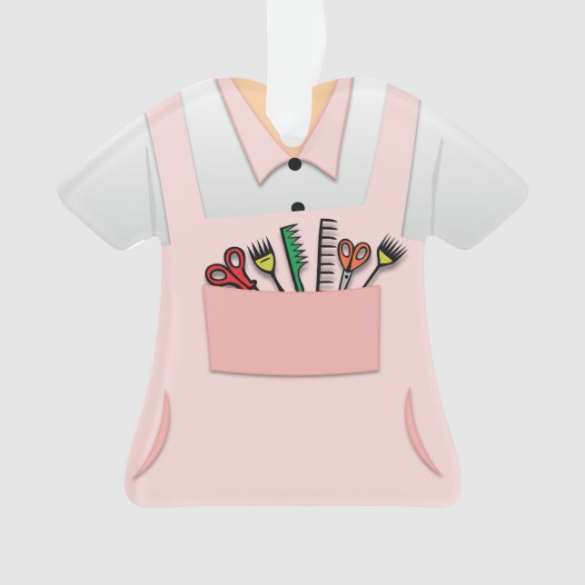 Personalized Hairdresser Beautician  Ornament (Front)