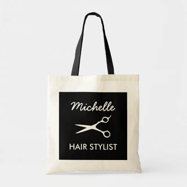 CafePress Hairdresser Shears Canvas Tote Bag - Reusable Natural Shopping Bag