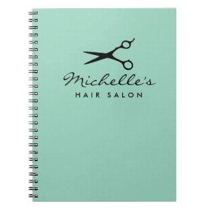 Personalized hairstylist notebook for hair salon