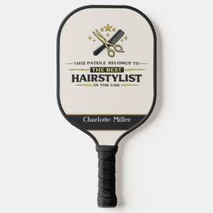 Personalized Hairstylist Pickleball Paddle – Haird