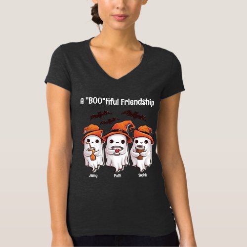 Personalized Halloween A Bootiful Friendship T_Shirt