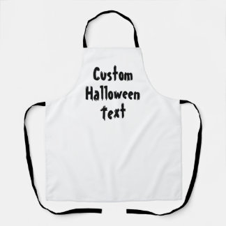 Personalized Halloween Apron