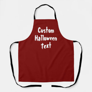 Personalized Halloween Apron