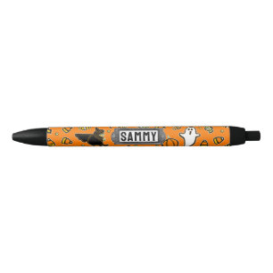 Personalized Halloween Black Ink Pen