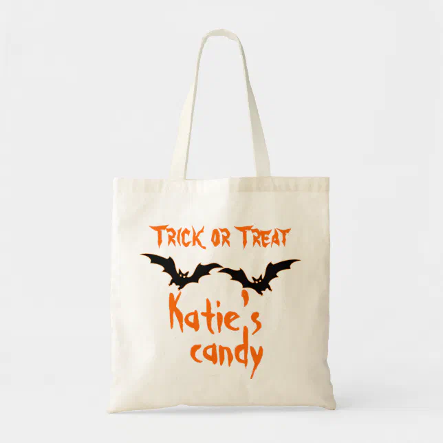 Personalized Halloween Candy Bag | Zazzle