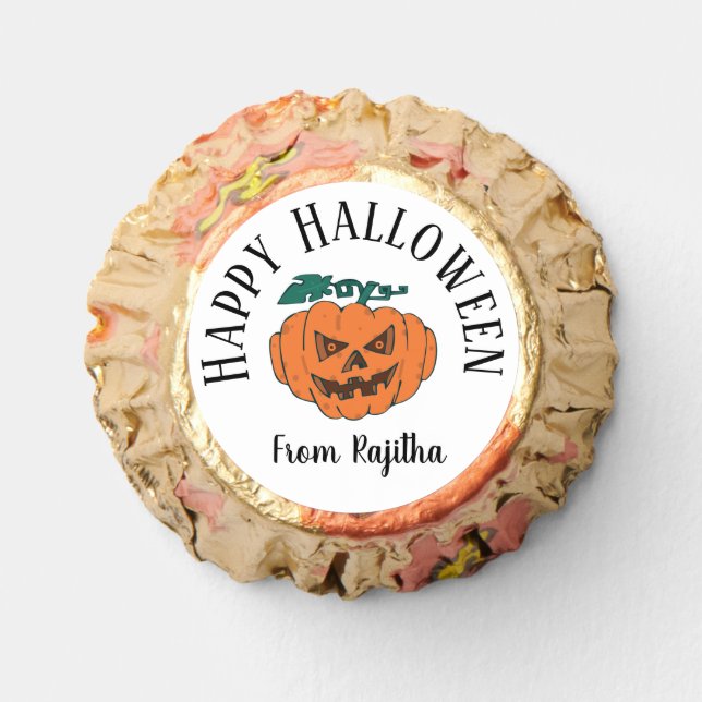 Personalized Halloween Candy Wraps 🎃🍫 - Cus (Front)