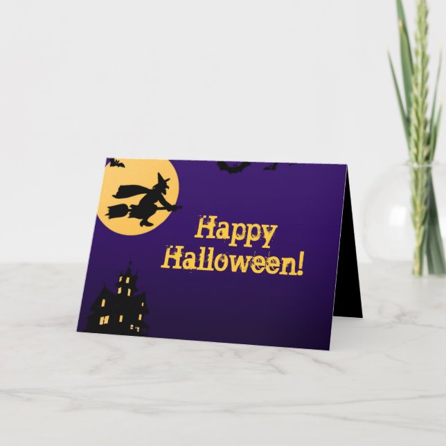 Personalized Halloween Cards (Front)