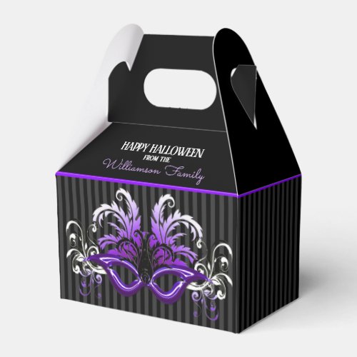 Personalized Halloween Costume Party Favor Boxes