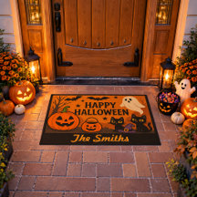 PERSONALIZED HALLOWEEN Doormat – Indoor/Outdoor