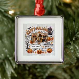 Personalized Halloween Family Decor & Apparel - Sp Metal Ornament