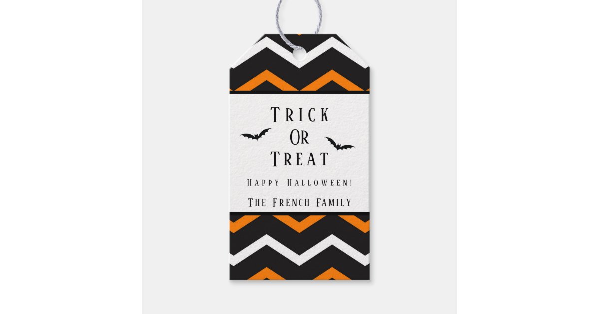 Personalized Halloween Gift Tags Zazzle