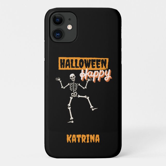 Personalized Halloween Happy Phone Case (Back)