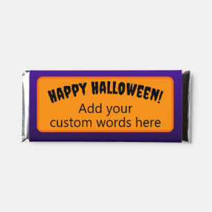 Personalized Halloween Hershey Bar Favors
