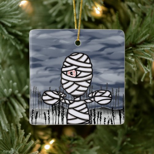 Personalized Halloween Horror Mommy Ornament