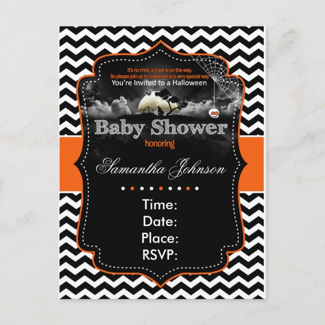 Personalized Halloween Invitation (Front)