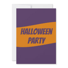 Personalized Halloween Invitation card