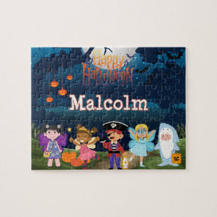 Personalized Halloween Kid Puzzle