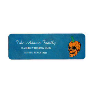Personalized Halloween Little Pumpkin Label