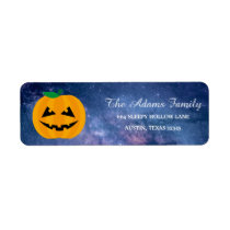 Personalized Halloween Little Pumpkin Label