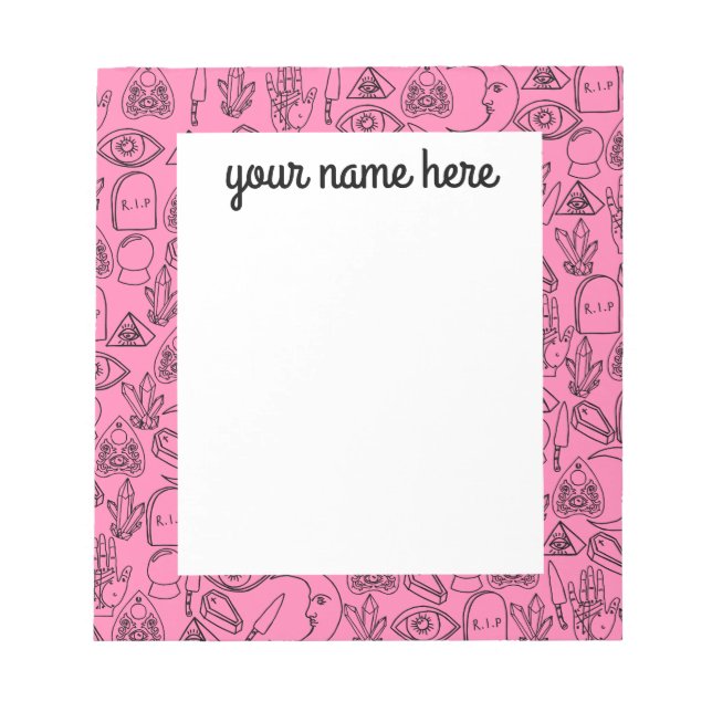 Personalized Halloween Notepad (Front)