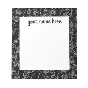 Personalized Halloween Notepad