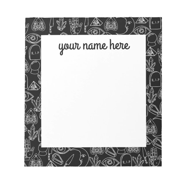 Personalized Halloween Notepad (Front)