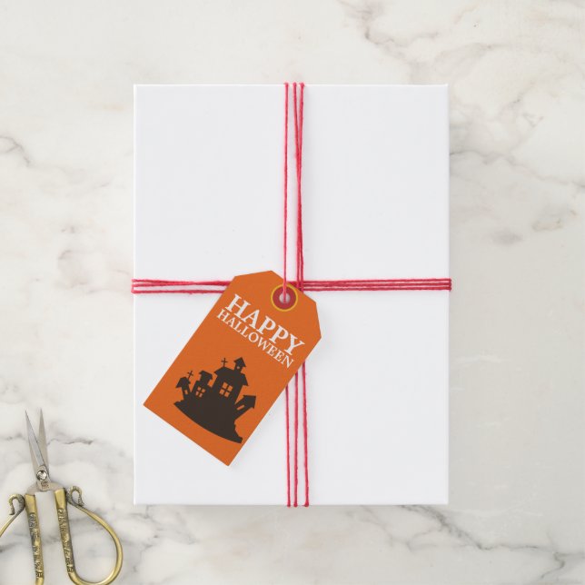 Personalized Halloween Party Favor & Gift | Tag (With Twine)