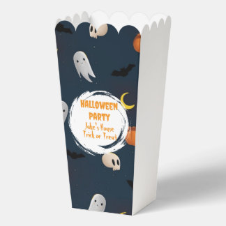 Personalized Halloween Party Items Spooky Favor Boxes