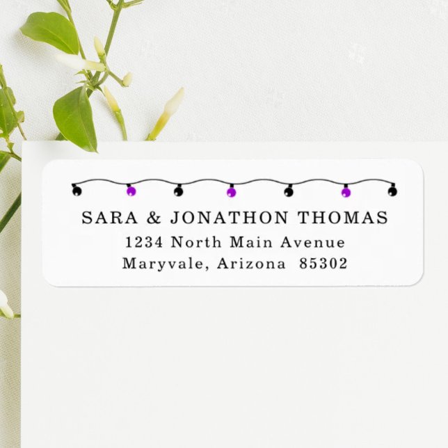Personalized Halloween Party Return Address Labels (Creator Uploaded)