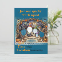 Personalized Halloween Photo Spooky Witch