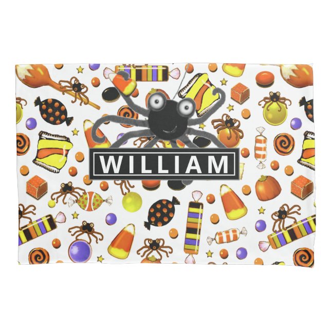 Personalized Halloween Pillow Case (Front)