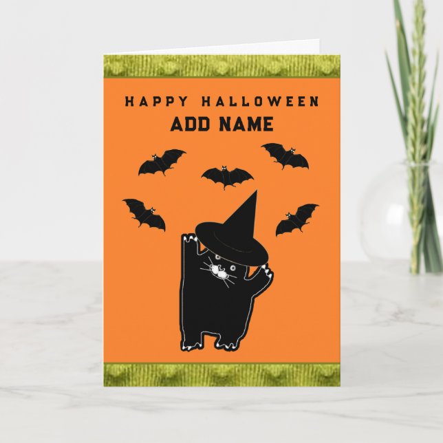 Personalized Halloween Poem Cards (Front)