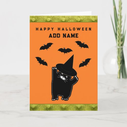 Personalized Halloween Poem Cards