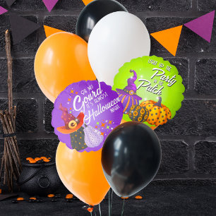 Personalized Halloween Pumpkin accent Balloon