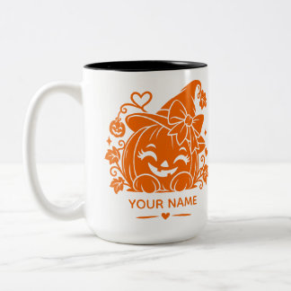 Personalized Halloween Pumpkin Mug
