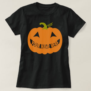 Personalized Halloween Pumpkin T-Shirt