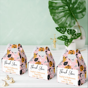 Personalized Halloween treat/favor/gift boxes