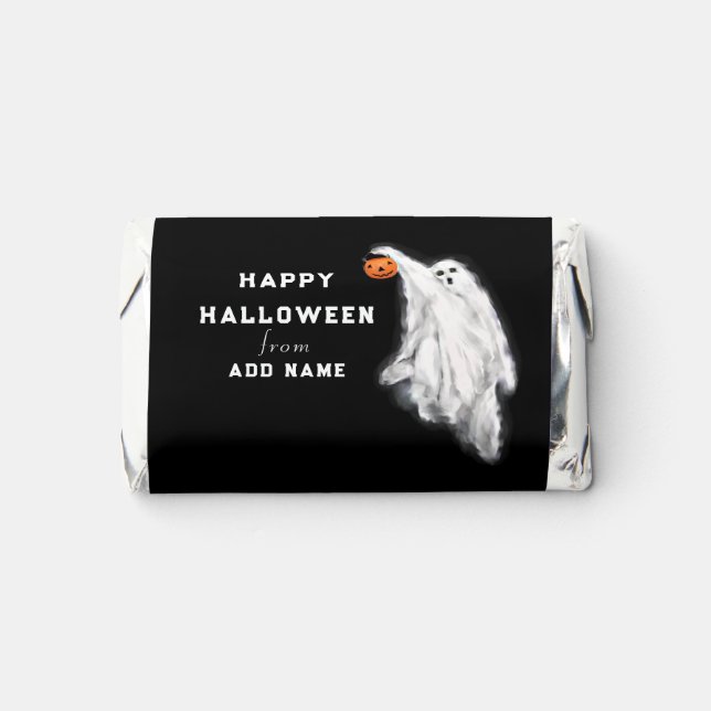 Personalized Halloween Treats Hershey's Miniatures (Front)