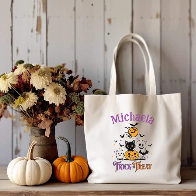Personalized Halloween Trick Or Treat Bag (Creator Uploaded)