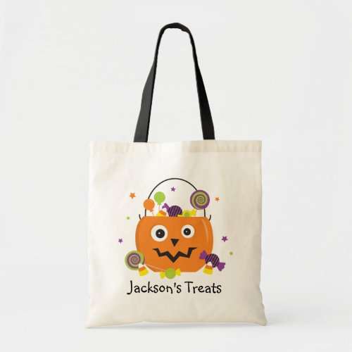 Personalized Halloween Trick or Treat Bag for Kids