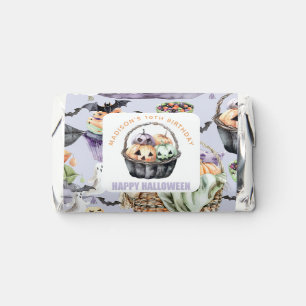 Personalized Halloween Watercolor Hershey's Miniatures