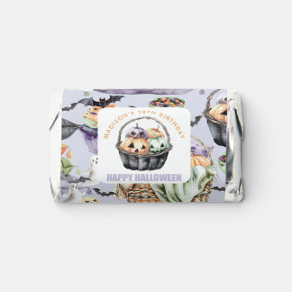 Personalized Halloween Watercolor Hershey's Miniatures