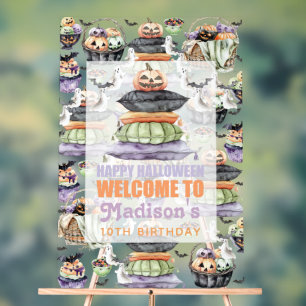Personalized Halloween Welcome Sign